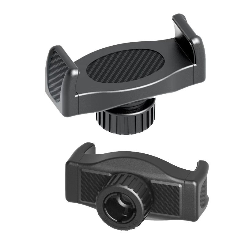 New Upgraded Double Pull Live Circular Beauty Lamp Hose Phone Clip 17mm Ball Head Car Holder Smartphone Clamp Mount
