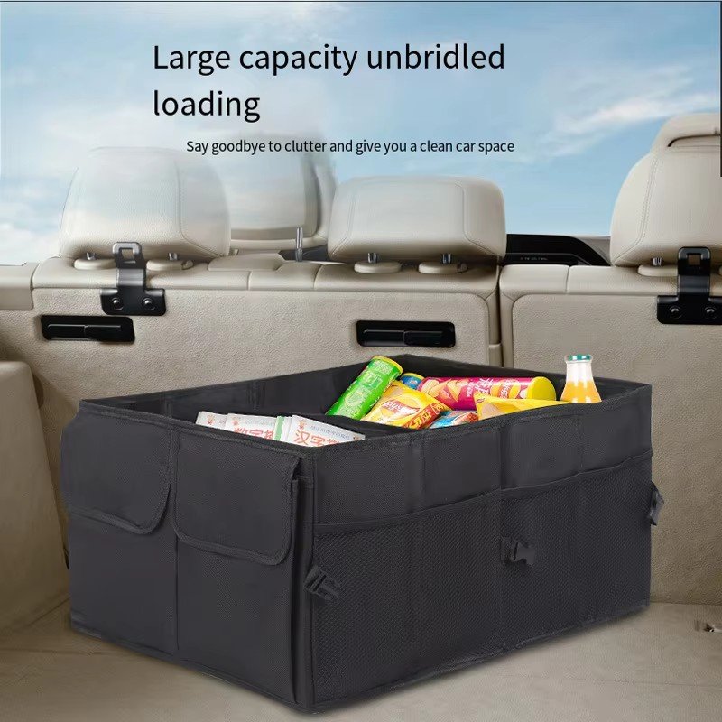 2025Collapsible Trunk Cargo Travel Car Storage Box high quality Container Folding Trunk Organizer eco friendly pp plate hot sale