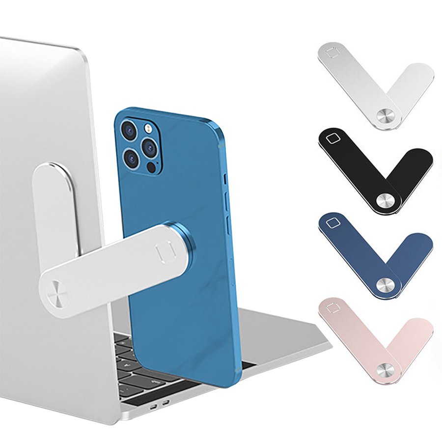 Aluminum Alloy Side Mount Clip on Monitor Magnetic Multi-functional Adjustable Bracket Phone Holder Laptop Extension Stand