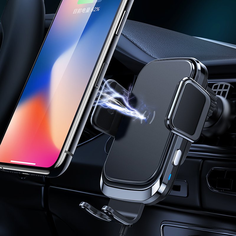 Factory Wholesale 15W Qi Wireless Charger Fast Automatic Induction Wireless Car Charger Phone Holder