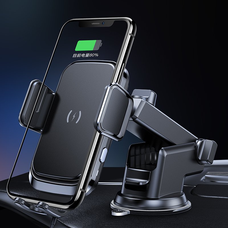 Factory Wholesale 15W Qi Wireless Charger Fast Automatic Induction Wireless Car Charger Phone Holder