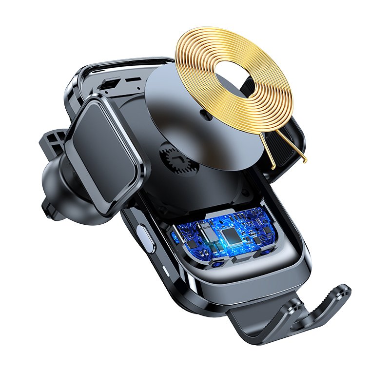 Factory Wholesale 15W Qi Wireless Charger Fast Automatic Induction Wireless Car Charger Phone Holder