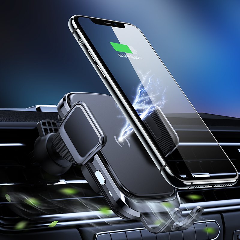 Factory Wholesale 15W Qi Wireless Charger Fast Automatic Induction Wireless Car Charger Phone Holder