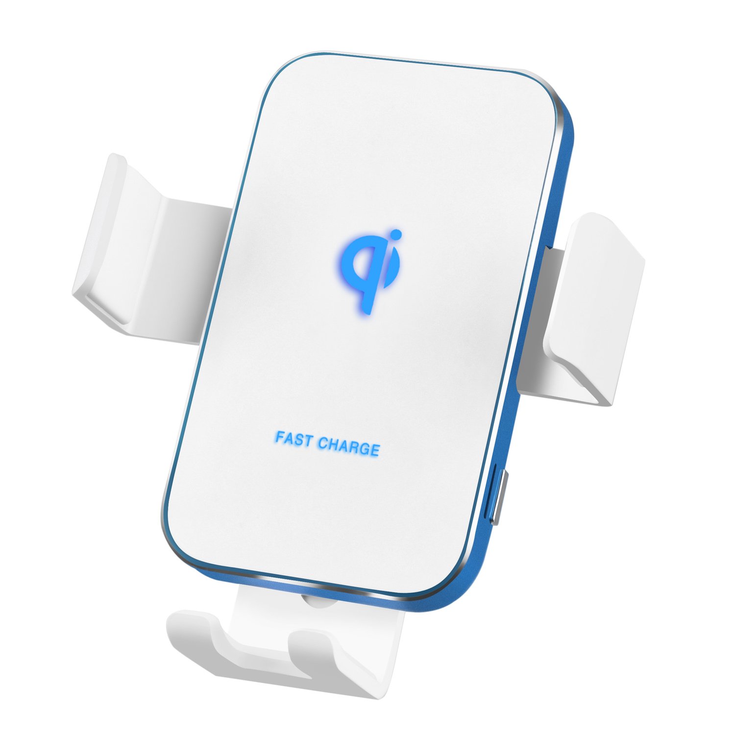 OEM ODM WPC Member Factory C22 10W Fast Qi Phone Car Holder Charger for iPhone Samsung Huawei Xiaomi Qi Smart Mobile Phone