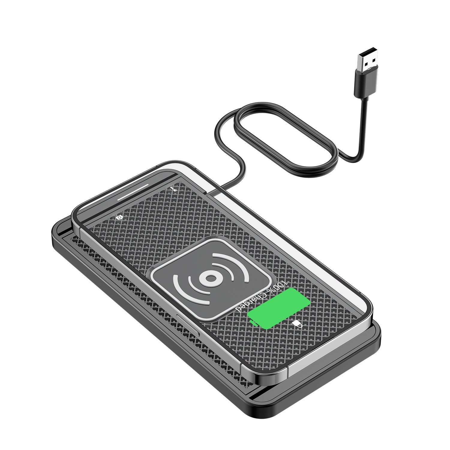 Car Wireless Charger Modification Adds Cuttable 15W Wireless Home Car Mobile Chargers Pad Charger Adapter Stand Holder