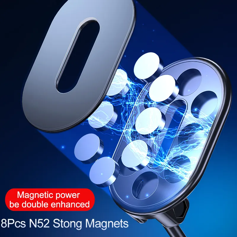 Super strong magnetic phone holder, used for car 360 degree rotation adjustable and portable phone holder hands-free car holder