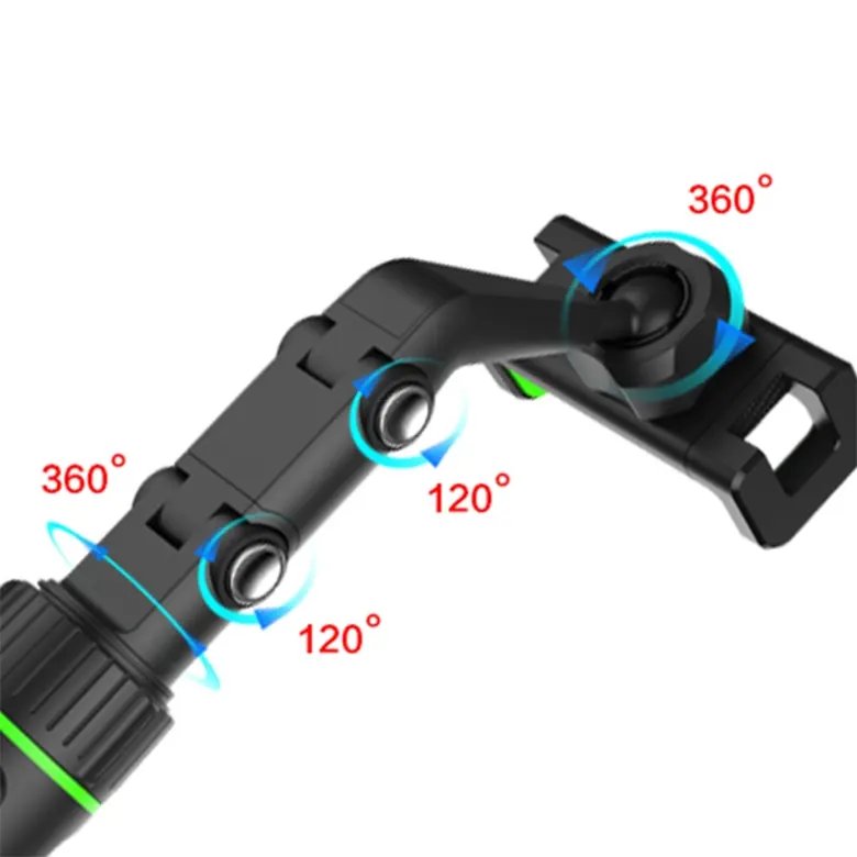 Creative Mobile Phone Long Neck Holder 360 Rotation Adjustable Foldable Flexible Cell Phone Mount For Car Rearview mirror holder