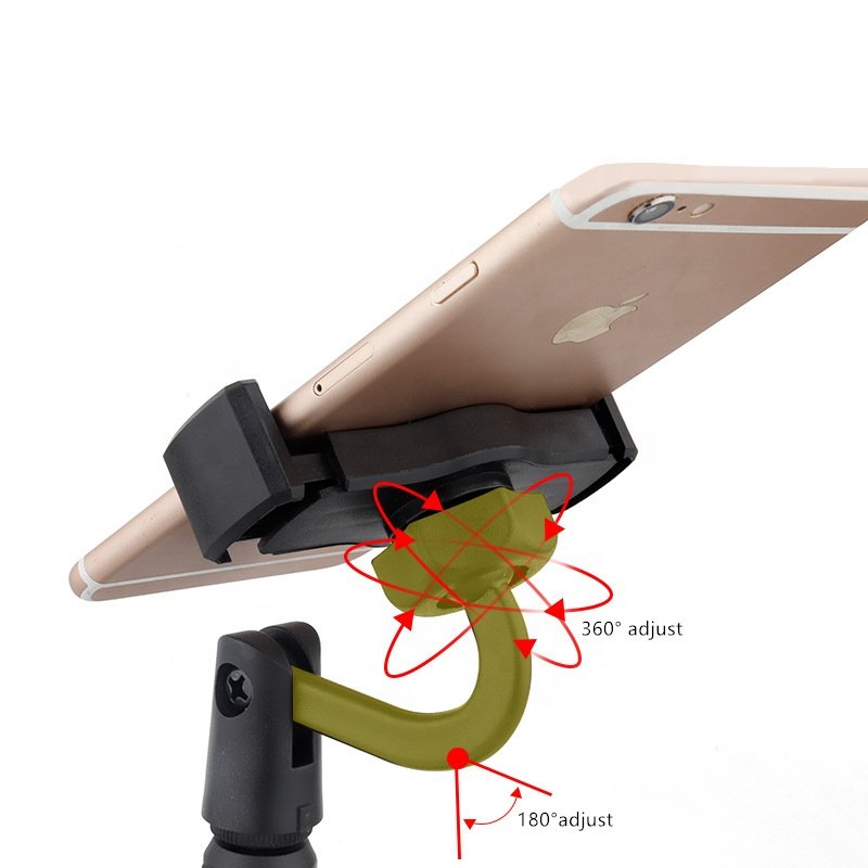 Smartphone Phone Stand Adjustable Height Angle Phone Holder Gooseneck Flexible Arm Universal Phone Stand For Desk