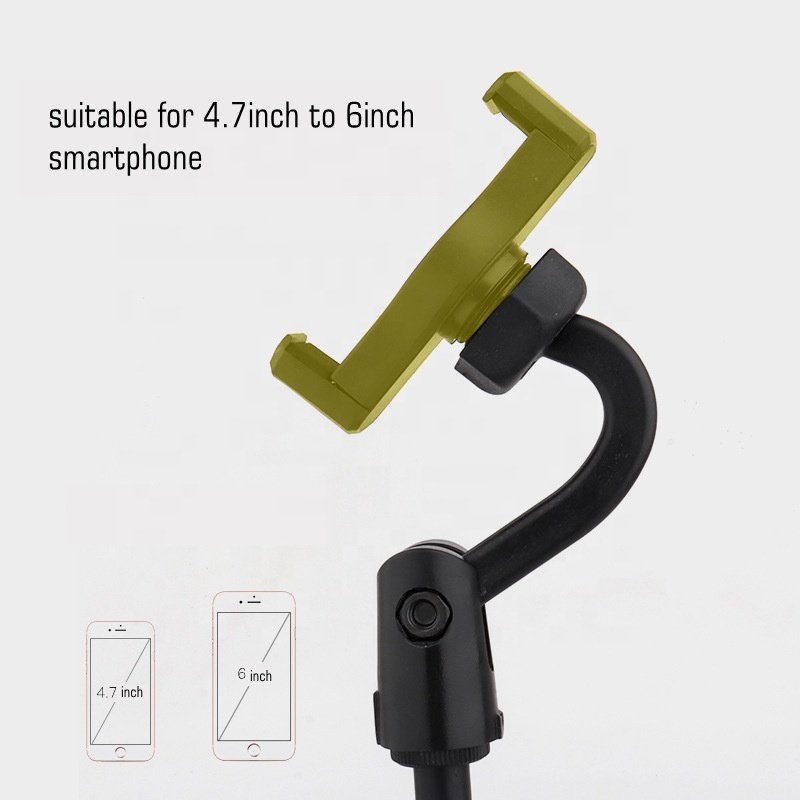Smartphone Phone Stand Adjustable Height Angle Phone Holder Gooseneck Flexible Arm Universal Phone Stand For Desk