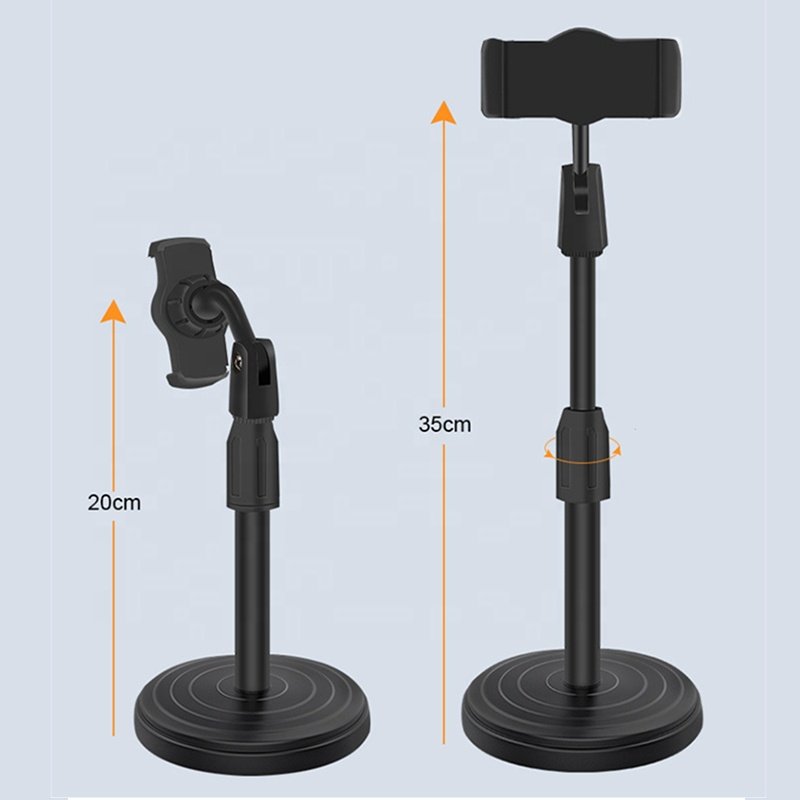 Smartphone Phone Stand Adjustable Height Angle Phone Holder Gooseneck Flexible Arm Universal Phone Stand For Desk