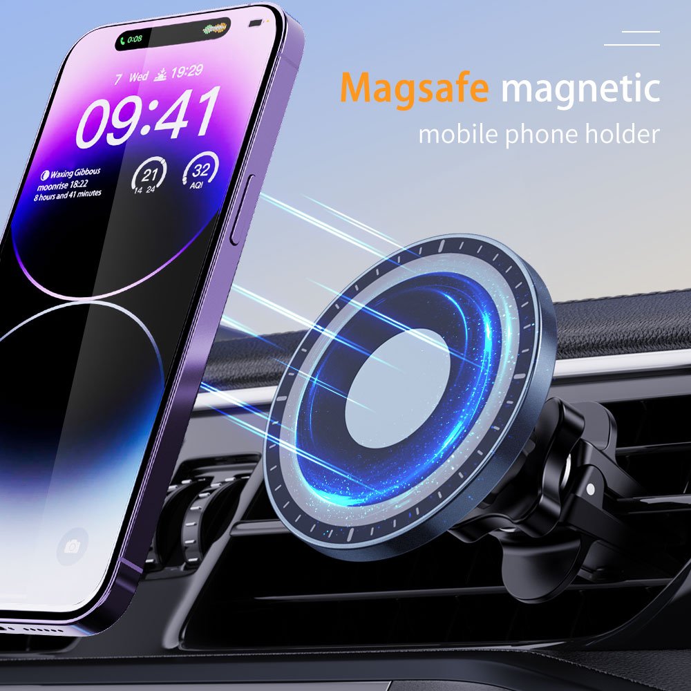 360 degree Adjustable Strong Magnetic Car Mount Magnet Air Vent Phone mount for iPhone 13/14 Pro Max Mini
