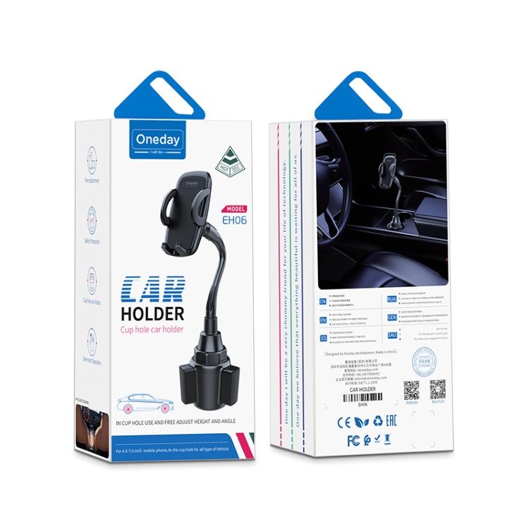 Top Quality Oneday EH06 Cup hole car holder Cell Phone Accessories Adjustable Long Gooseneck Car Cup Holder Phone Mount Holder