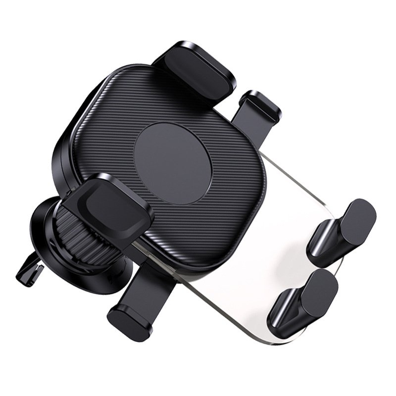 Universal cell phone accessories 360 degree rotating with metal hook air vent car phone holder
