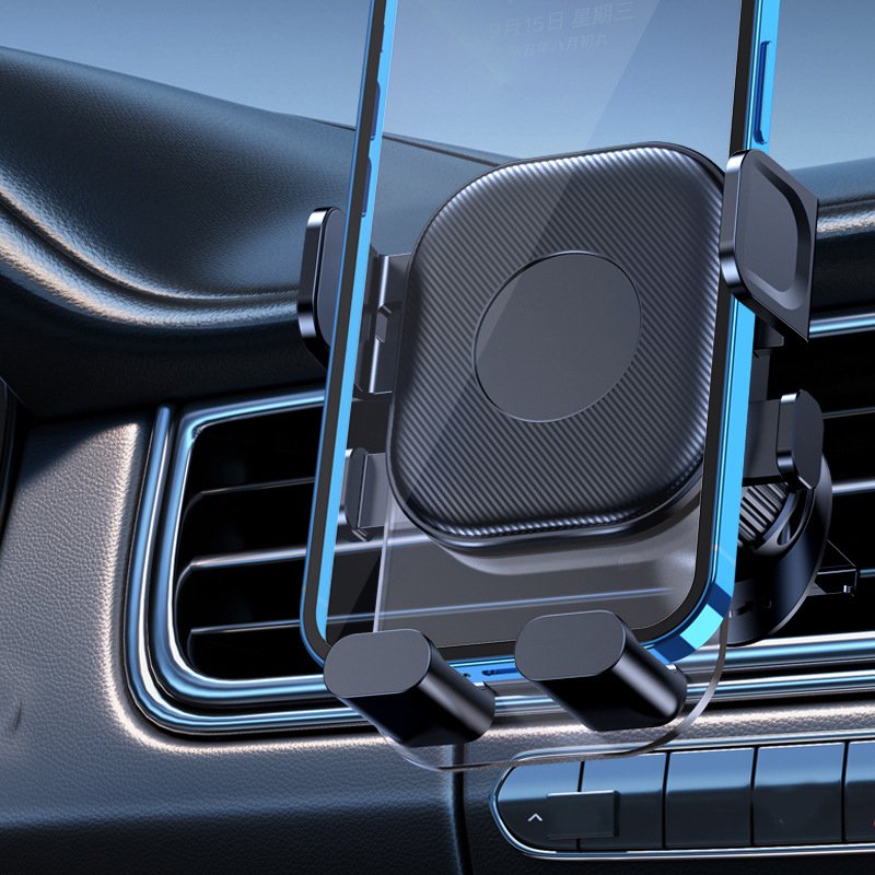 Universal cell phone accessories 360 degree rotating with metal hook air vent car phone holder