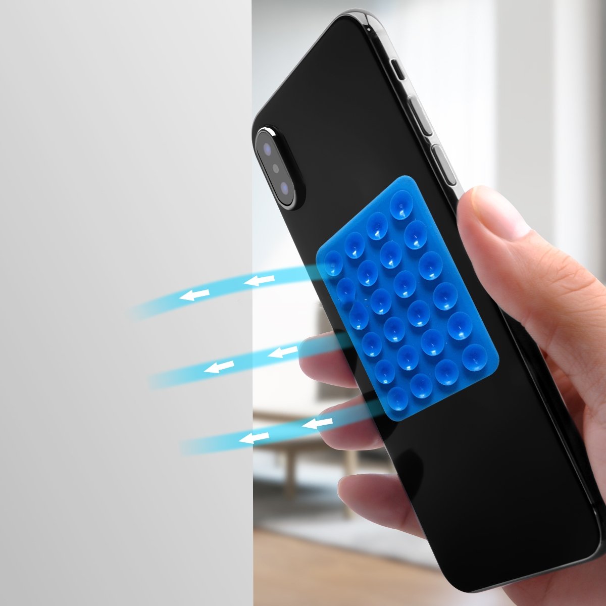 Custom Anti Slip 24 Cup Silicone Suction Cup Silicon Suction Mat Mobile Phone Holder Silicone sucker