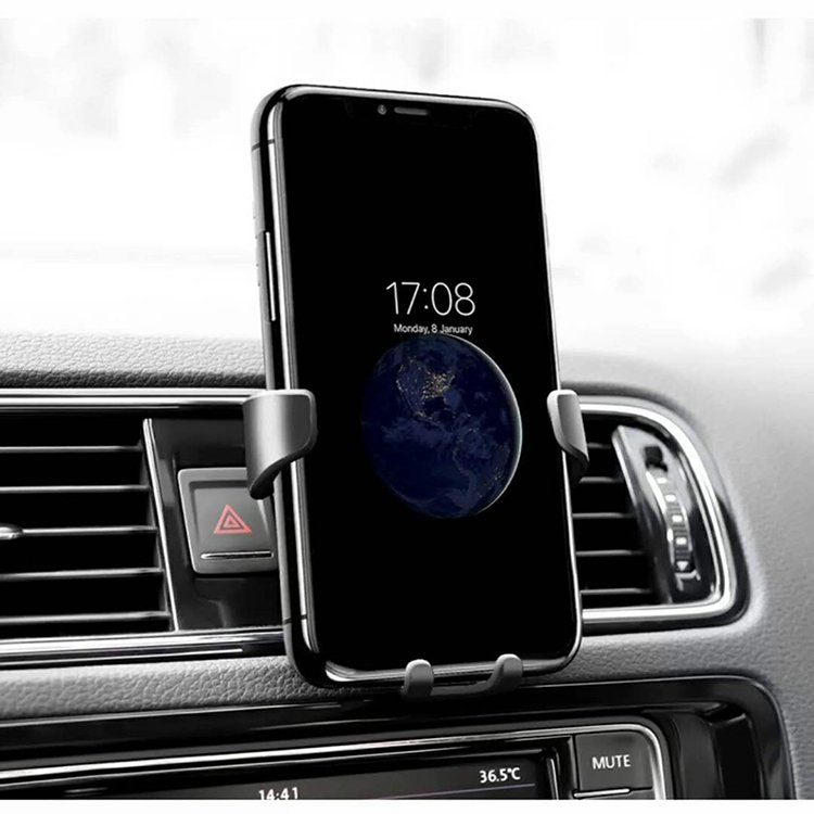 2022 Wholesale Multifunctional Universal in Round Mobile Cell Smart Mount Airvent Gravity Dashboard Air Vent Car Phone Holder