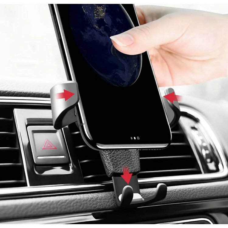 2022 Wholesale Multifunctional Universal in Round Mobile Cell Smart Mount Airvent Gravity Dashboard Air Vent Car Phone Holder