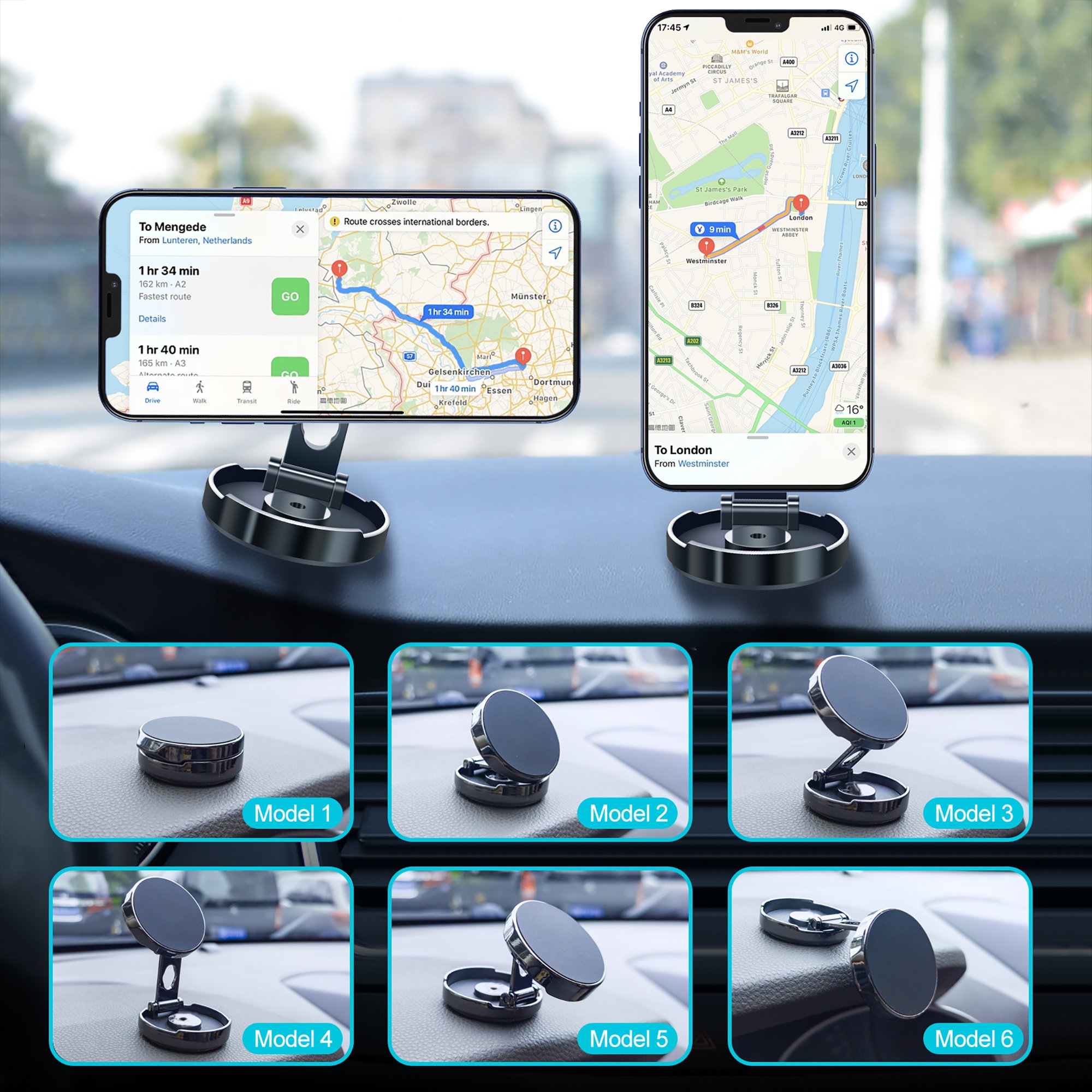 OEM Custom Alloy Strong Magnetic 360 Rotating Holder Mobile Phone Accessories Car Magnetic Phone Holder