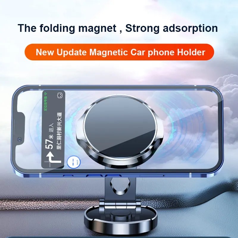 OEM Custom Alloy Strong Magnetic 360 Rotating Holder Mobile Phone Accessories Car Magnetic Phone Holder