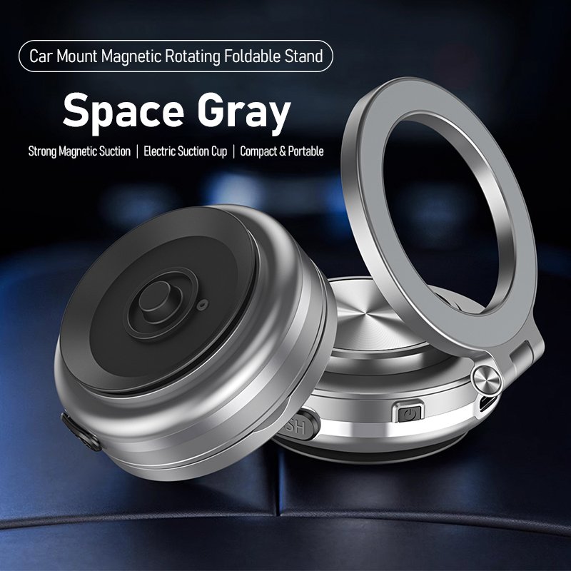 High-Quality Strong Adsorption Suction Phone Car Holder with Magnetic Support