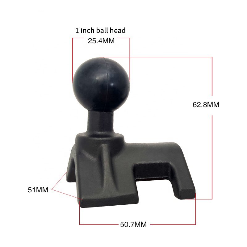 Camera handlebar strap mount for gopro cellphone holder saddle hose clamp 1inch ball head adapter car mobile phone bracket hose
