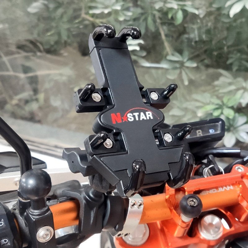 Camera handlebar strap mount for gopro cellphone holder saddle hose clamp 1inch ball head adapter car mobile phone bracket hose