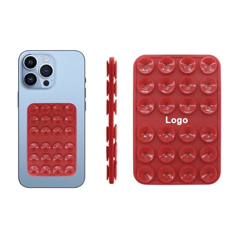Mobile Phone Grip Double-sided Sticky Suction Pad Anti-slip Silicone Suction Cup Phone Grip Mobile Back Holder Stand For Mirror
