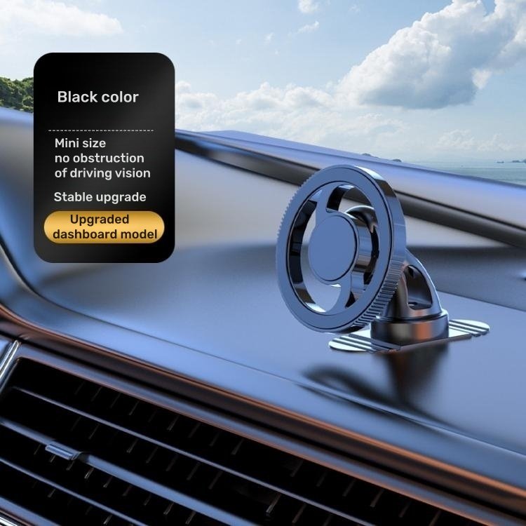 Universal 360 Degree Rotating Plastic Car Dashboard Mobile Phone Stand Flexible Magnetic Phone Holder For iPhone
