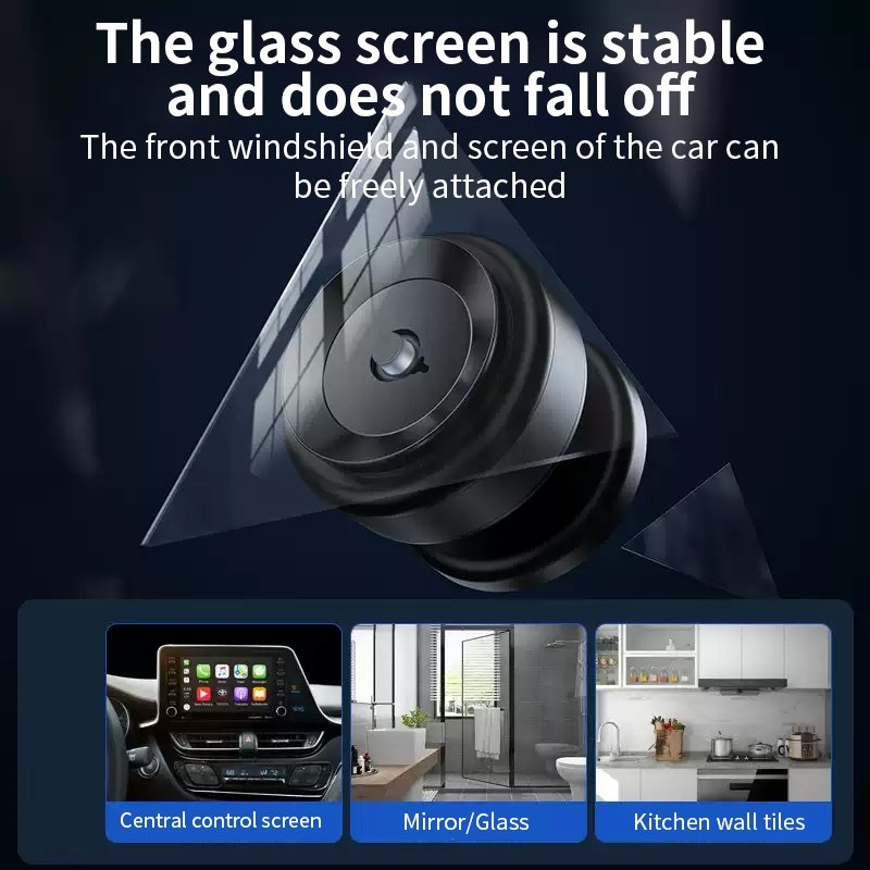 Mobile Phone Holder 2024 New Magnetic Vacuum Suction Car Phone Holder Navigation Multifunctional