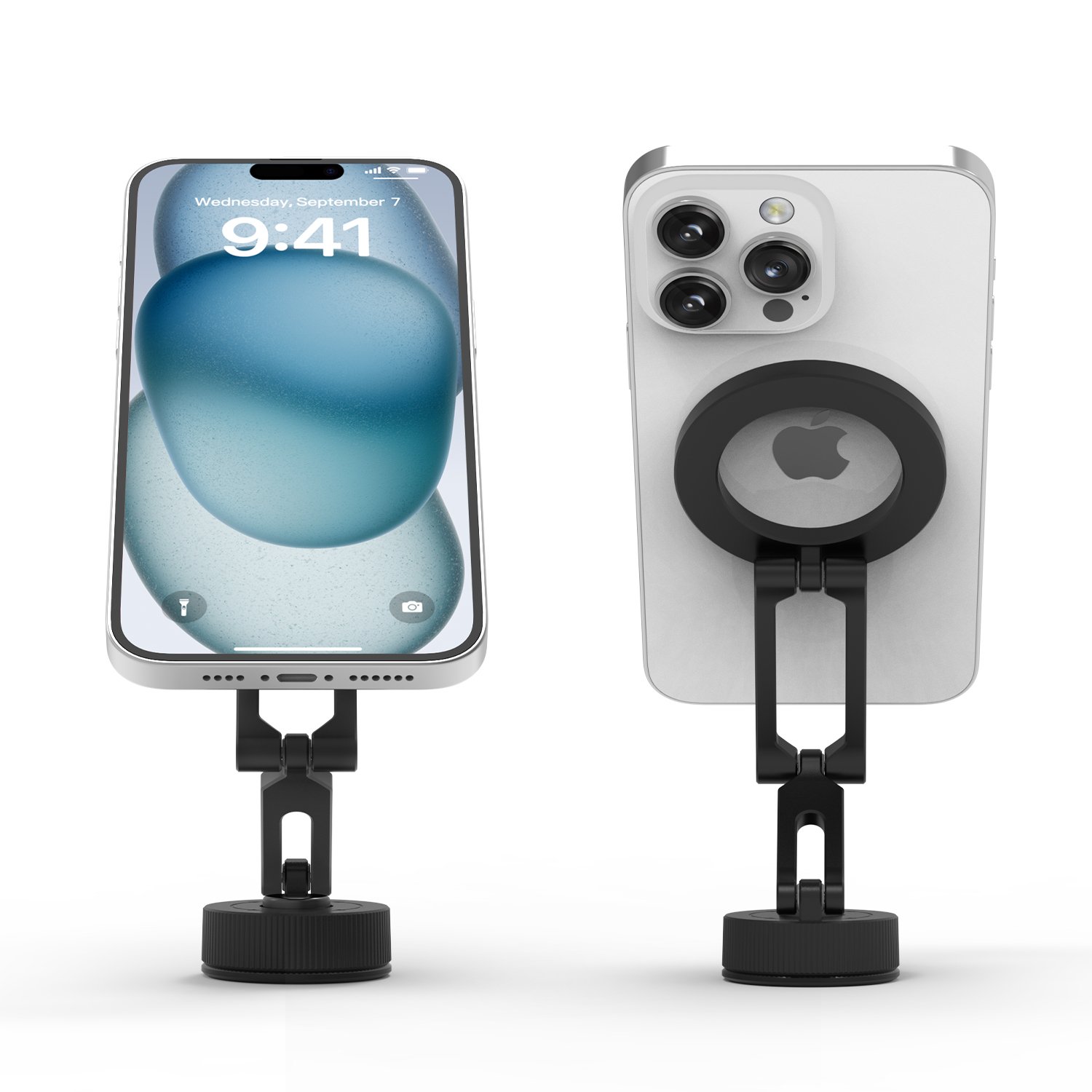 360° Rotation All-Metal Magnetic Phone Holder for Car Dashboard