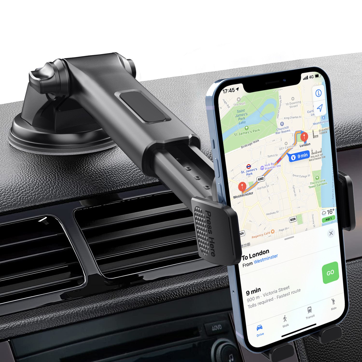New Free Stretch Holder Mobile Phone Accessories Car Holder Transparent Car Holder For Phone