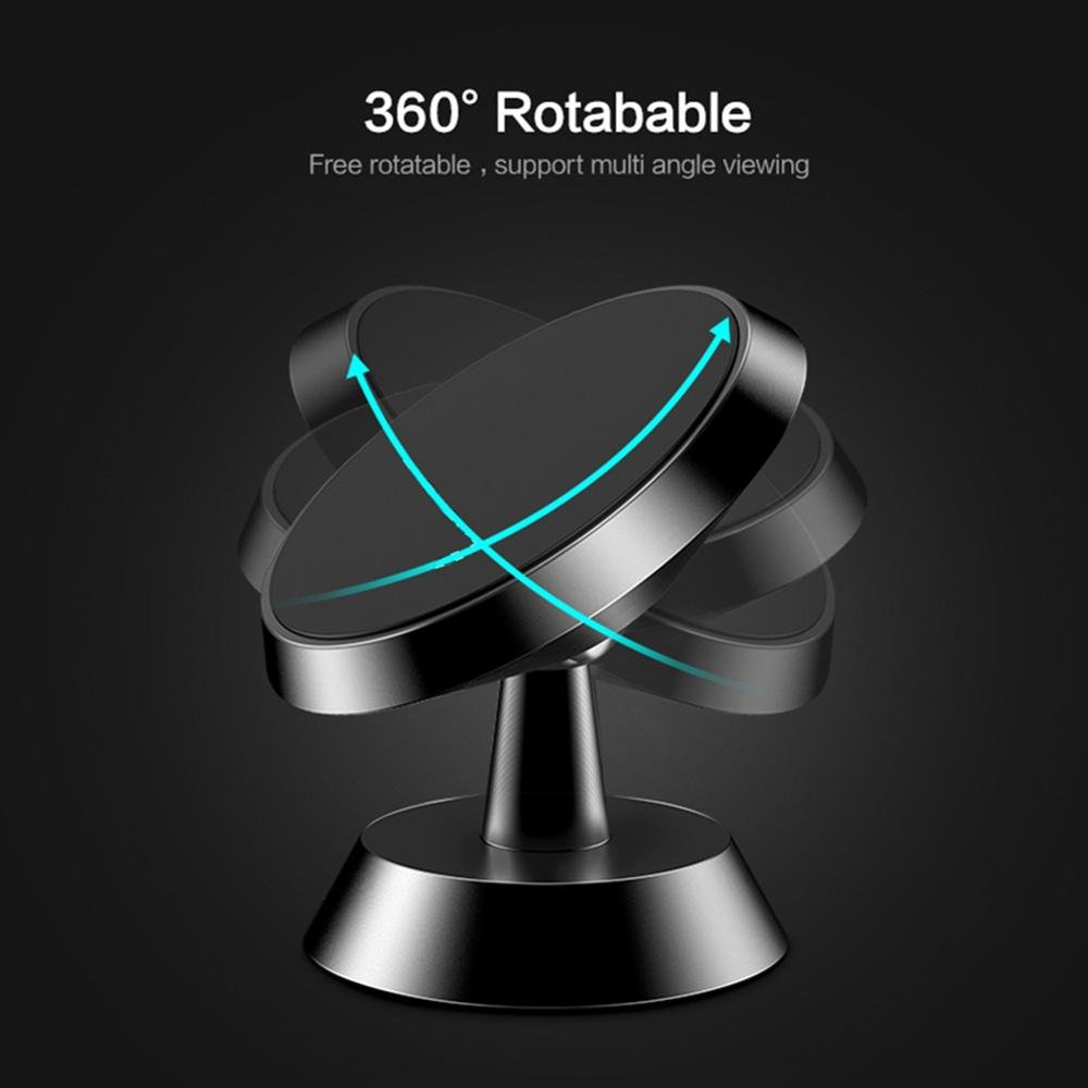 Popular design 360 Universal Magnet Mount Car Holder Air Vent Stand Magnetic Car Phone Holder