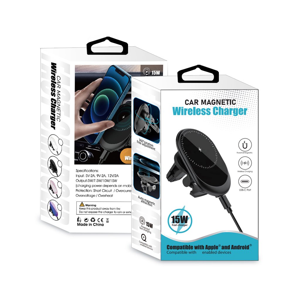 For iphone 16 pro max best N52 magnetic wireless charger car phone holder wireless car charger