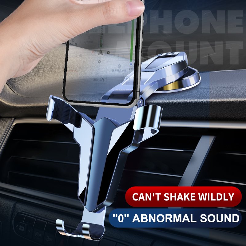 New Arrivals Gravity Car Stand Holder Universal Car Dashboard Phone Mount Suction Cup Cradle Car Accessories