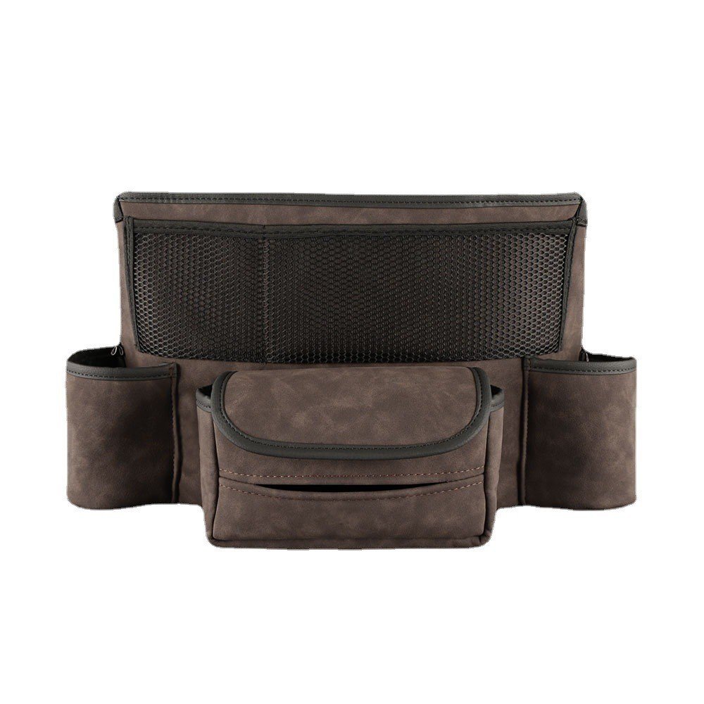 Factory Car Handbag Holder Between Seats Suede Large Capacity Car Purse Holder for Document Storage Car Organizer