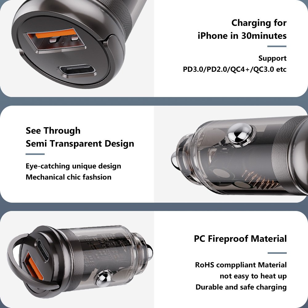 2023 hot sale car charger with high quality USB car charger Fast Charging car phone holder charger