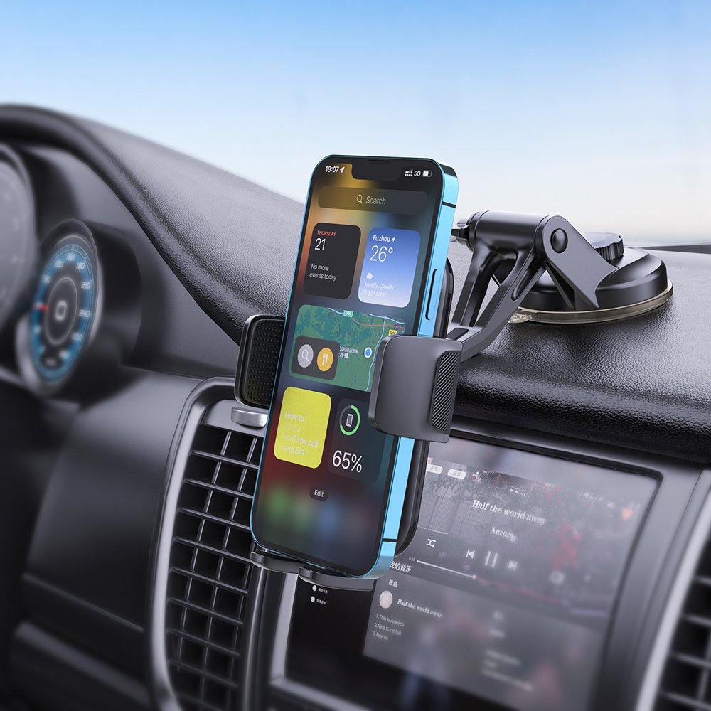 Universal porta celular car suction cup phone holder dashboard cellphone mount car mobile phone desk holder with box package