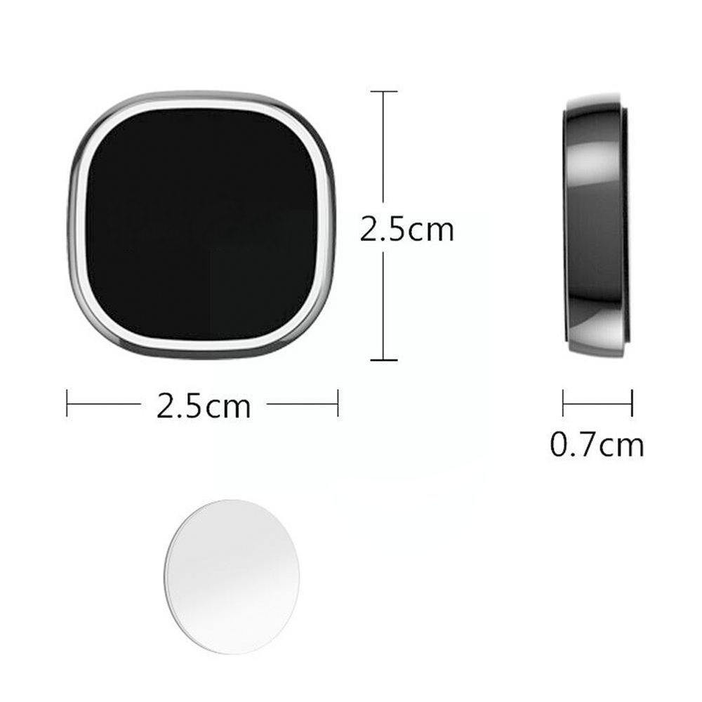 EONLINE Magnetic Car Phone Holder For IPhone X Samsung Xiaomi Metal Round Magnet Stand GPS Car Mount Dashboard Phone Stand