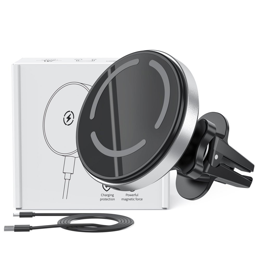 Magnetic car mobile phone holder competitive price phone charger Phone holder for car with wireless chargers