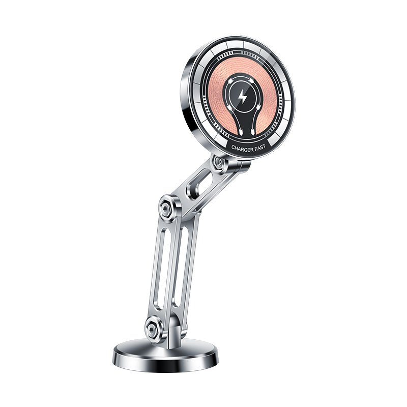 360 Rotating Magnetic Mobile Holder Metal Alloy Car Holder Dashboard Magnetic Car Phone Holder for iPhone 14 13 12