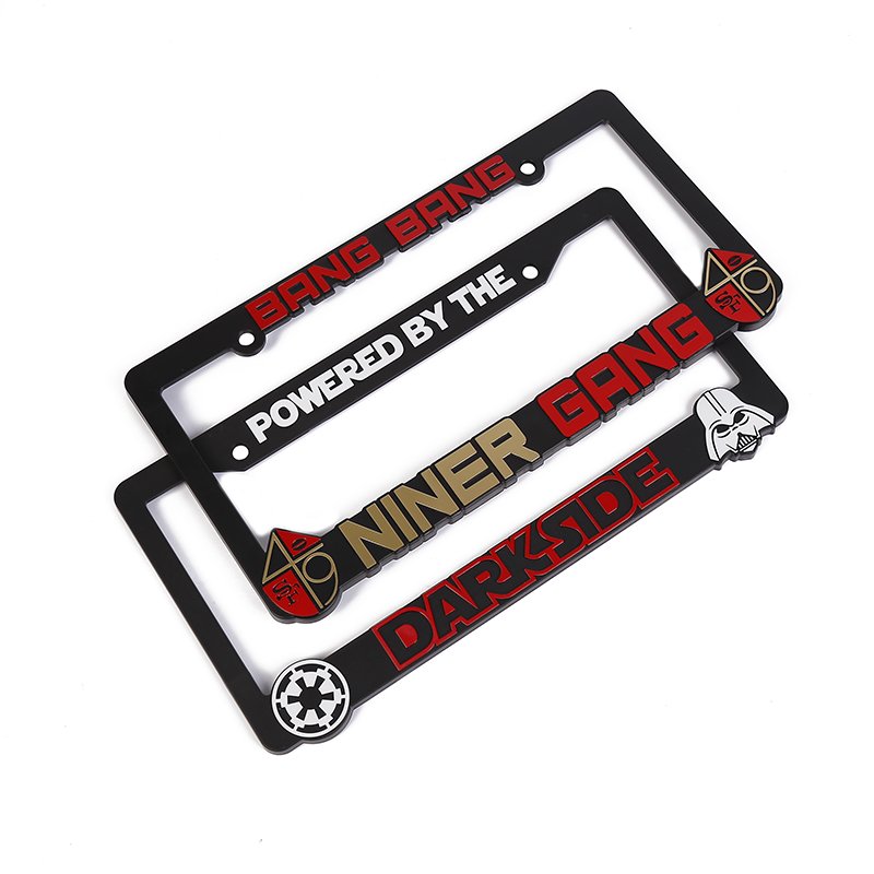 Plastic License Plate Frame Holder Number Cover standard Cover holder Car Number Plate Frame Customised License Plate Frames