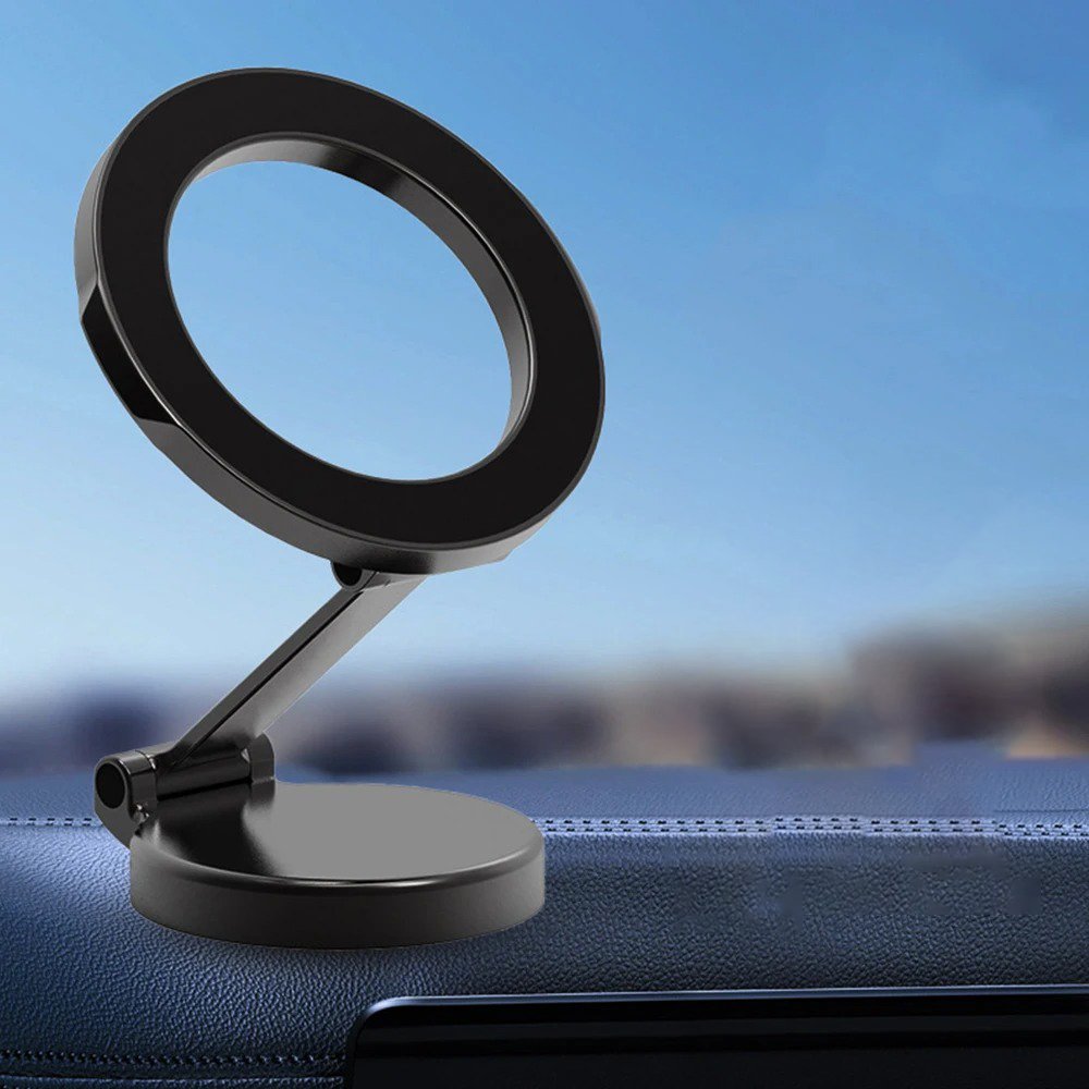 High Quality Car Phone Holder Magnetic Folding Magnet Cell Phone Stand in Car 360 Rotation Phone Holder For Car