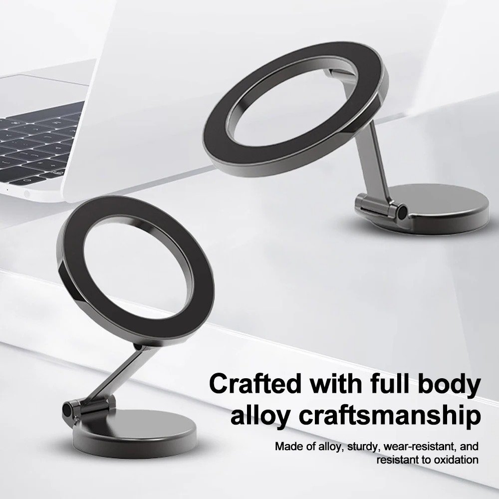High Quality Car Phone Holder Magnetic Folding Magnet Cell Phone Stand in Car 360 Rotation Phone Holder For Car