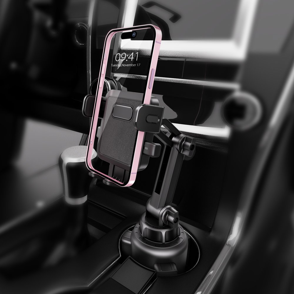 Hot Sell soporte porta celular aut omovil CellPhone Car Phone Holder 360 Rotation Mobile Phone holders for Car Cup Phone Mount