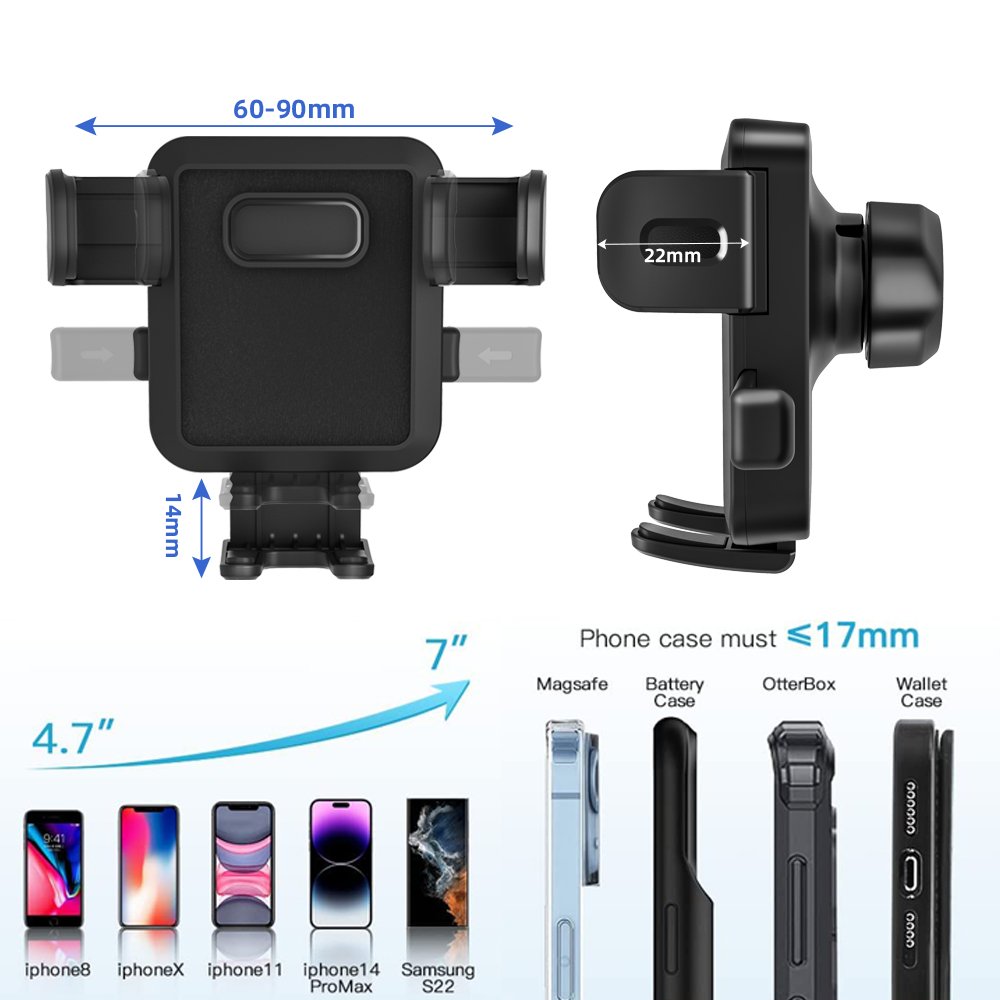 Hot Sell soporte porta celular aut omovil CellPhone Car Phone Holder 360 Rotation Mobile Phone holders for Car Cup Phone Mount