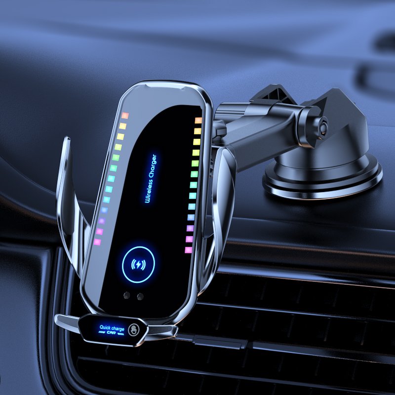 Smart Sensor Wireless Charger Car Mobile Phone Holder Car Phone Holder 360 Rotation Cell Phone Car Holders
