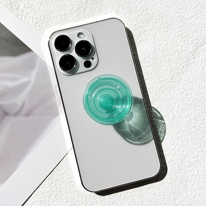 Hot-selling transparent phone holder promotional design grip wholesale mobile phone socket custom with logo mobile phone socket