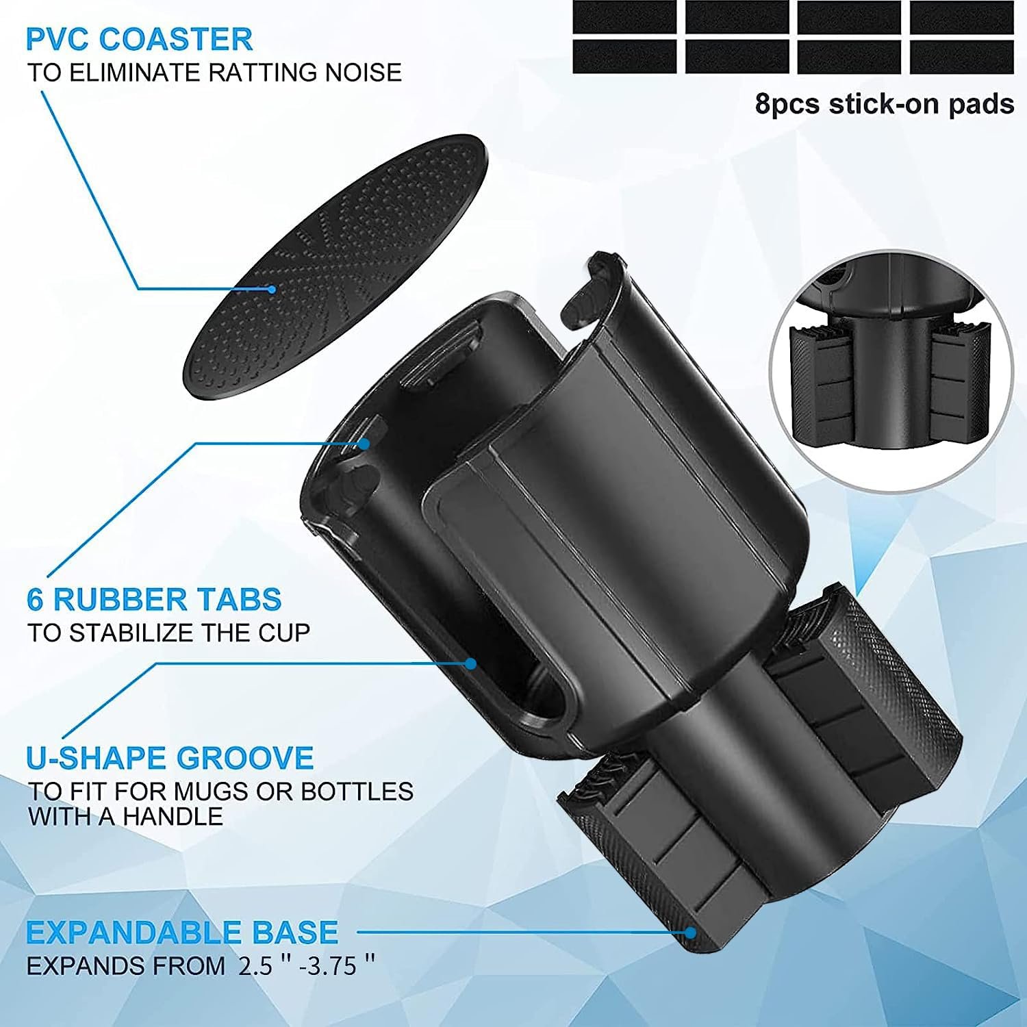 Universal multifunctional car mobile phone holder multi-purpose adjustable rotating telescopic tablet holder