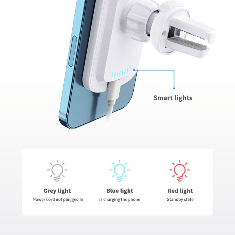 Wholesales stable 15W Magnetic Wireless car Charger Mobile Phone Holder For Magnetic Phone Mount