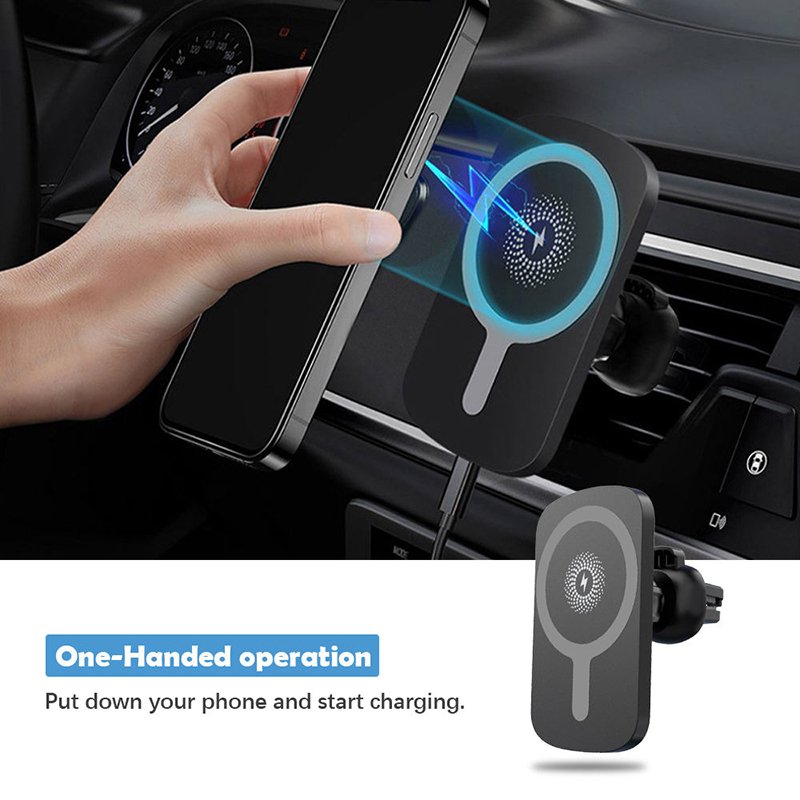 Wholesales stable 15W Magnetic Wireless car Charger Mobile Phone Holder For Magnetic Phone Mount